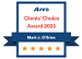 Avvo | Clients' Choice Award 2025 | Mark J. O'Brien | 5 Stars